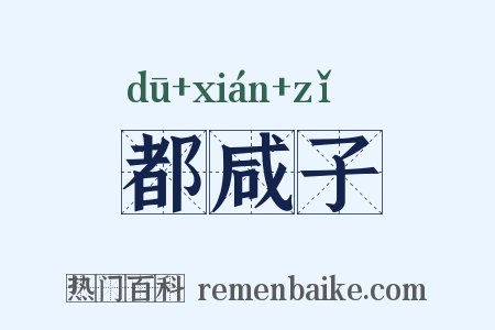 都咸子是什么意思的图片